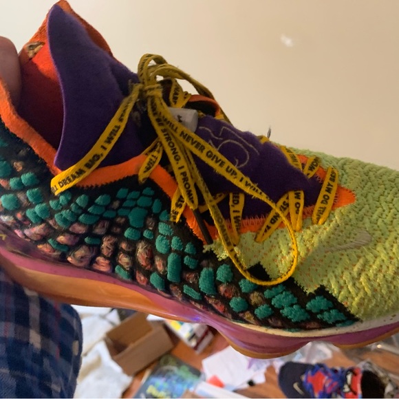 Nike LeBron 17  "What The..." colorway  12 M. Great Condition - Picture 7 of 14